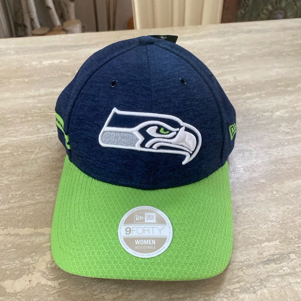 New Era Blue and Green Seahawks Hat - Picture 1 of 11